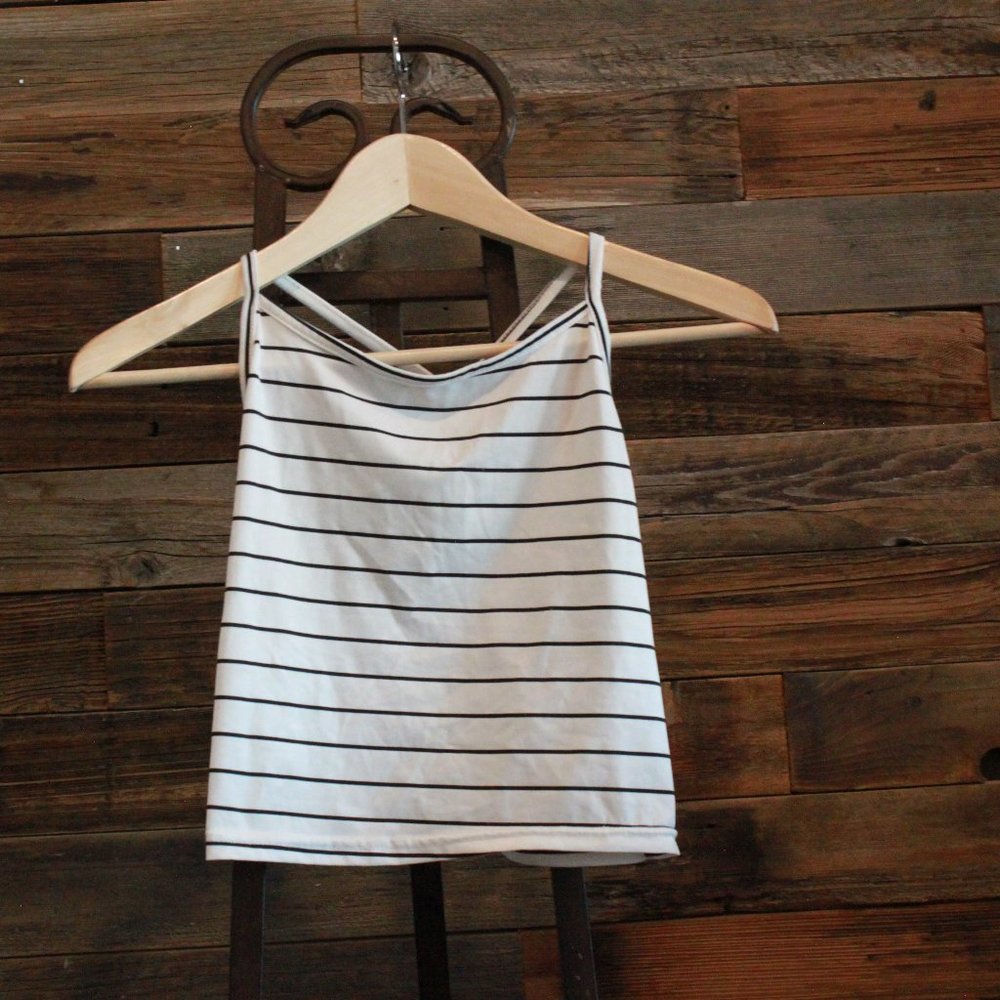 White crop tank